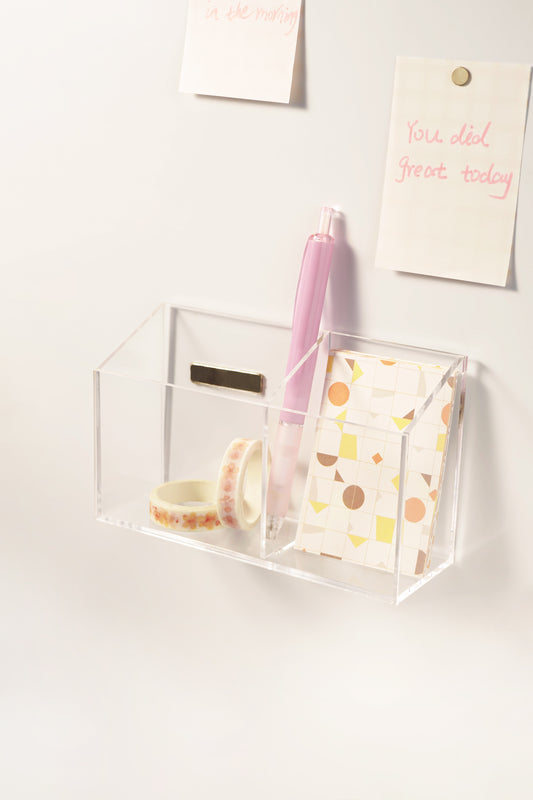Magnetic Acrylic Writing Pen Holder